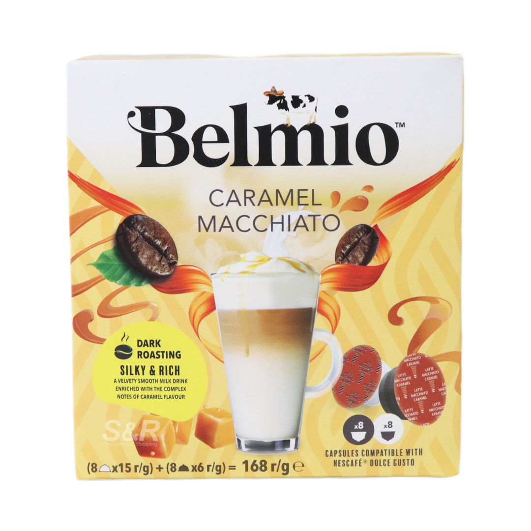 Belmio Caramel Macchiato Capsules 168g